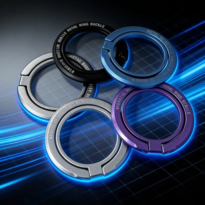Magnetic Cell Phone Ring Holder Mobile Bracket Removable Grip
