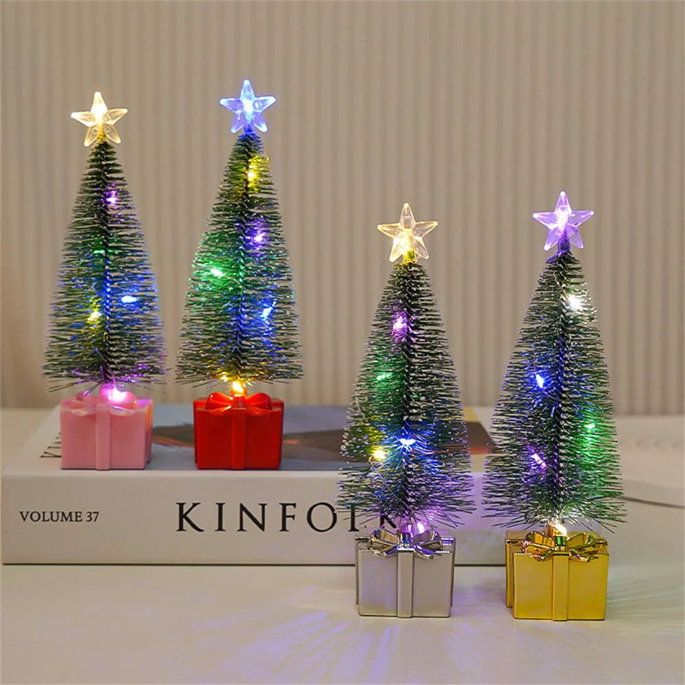 LED Multicolor Mini Christmas Tree Desk Decoration | Gift