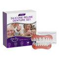 Silicone Reline Denture Soft Dentures False Teeth Upper Lower Men Zpaxo WHITE