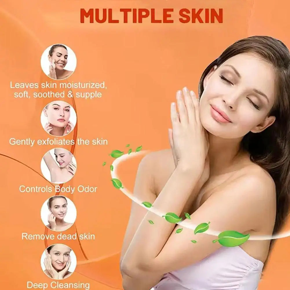 Hand Made persimmon soap bar Body Cleaning Lightening Dark Underarm Leg Body Cleansers Brightening Face Soap Tender Skin Care Zpaxo
