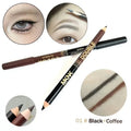 Dual-use Wooden Eyeliner Eyebrow Highgloss Pencil 1 Black White
