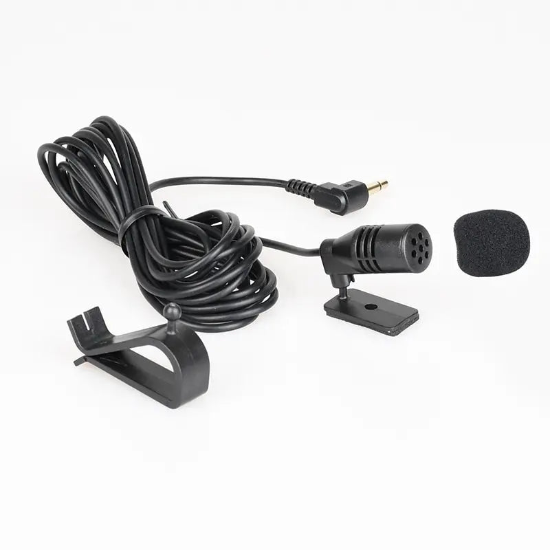 Car Audio Microphone 3.5mm Clip Jack Plug Mic Stereo Mini Wired External Microphone For Auto DVD Radio Professionals Zpaxo