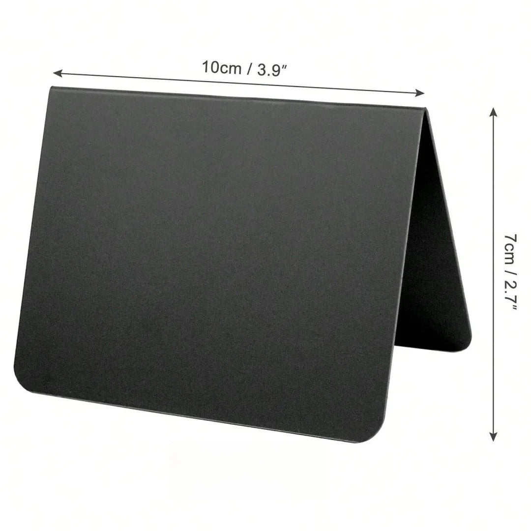 10/20Pcs Mini Chalkboard Signs Rewritable Message Board Seat Cards Food Labels for Retail Display Special Events Party Buffet Zpaxo