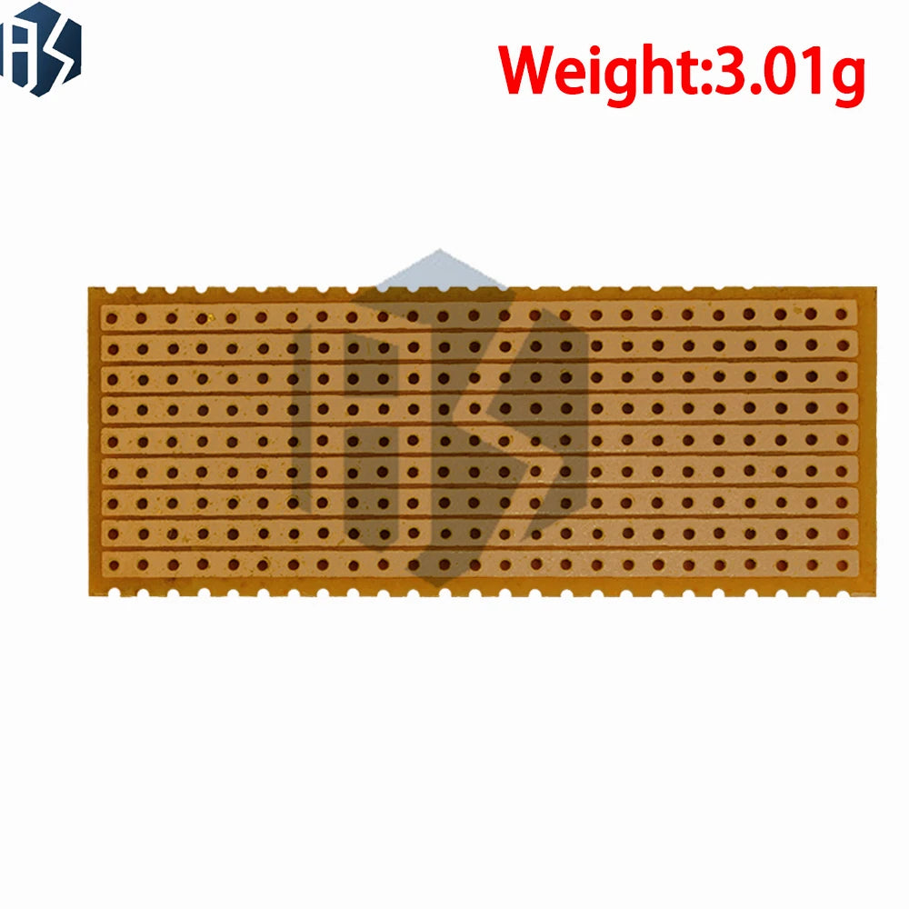 Universal Matrix Prototype PCB Board 25x64mm 2 5x6 Single-row Zpaxo