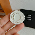 ▶3Pcs Miniature Dollhouse Pastry Plate Mini Retro Carving Tray Kitchen Food Disc Toy For 1/6 1/12 Scale Doll House Accessories Zpaxo A1