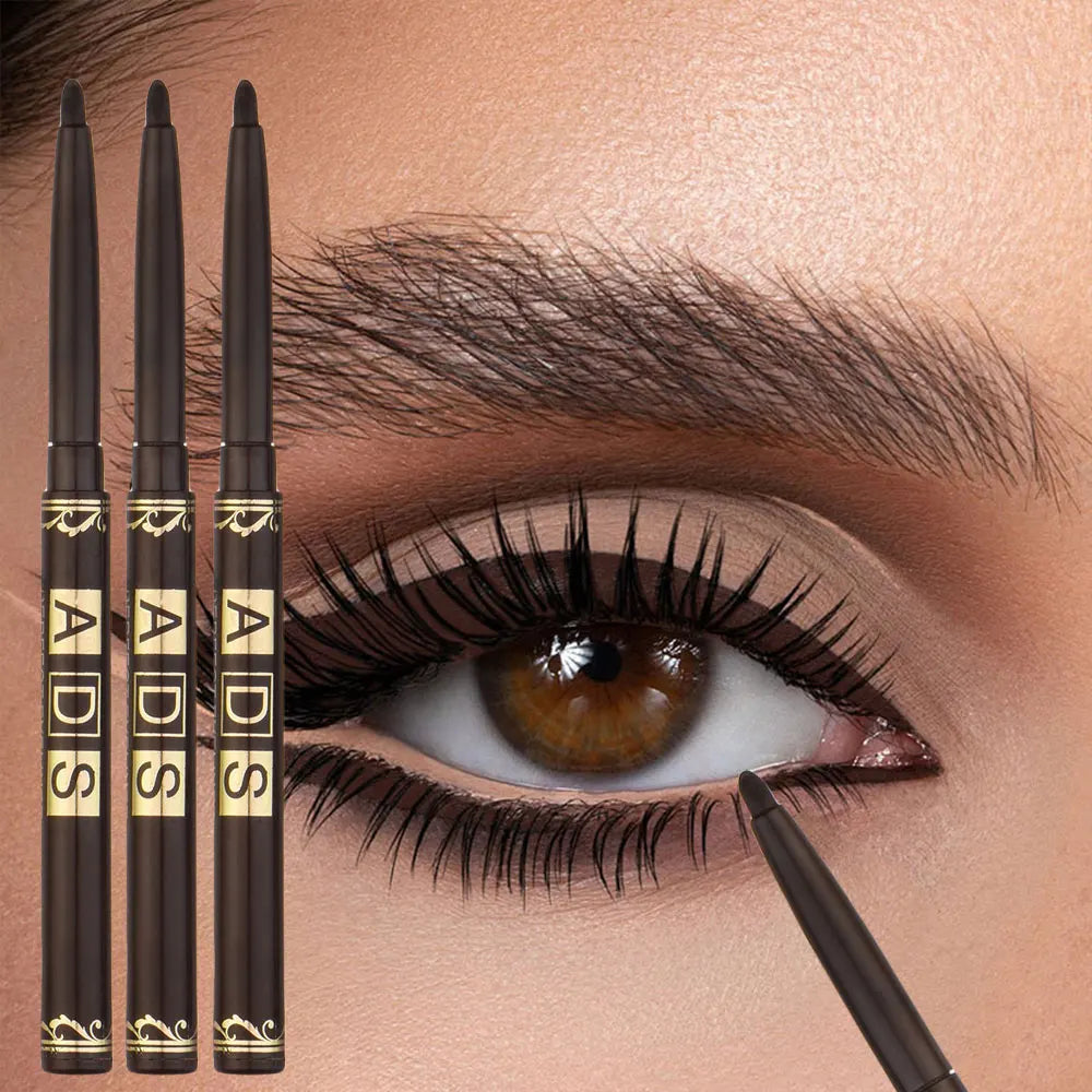 Black Eyeliner Pencils Waterproof Sweatproof Smudge-proofwith Easy