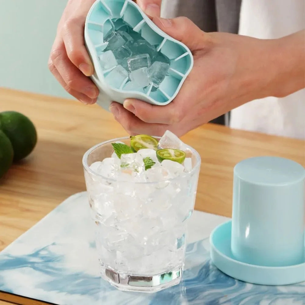 Silicone Ice Cube Mold Crushed Bucket Summer Homemade DIY Zpaxo
