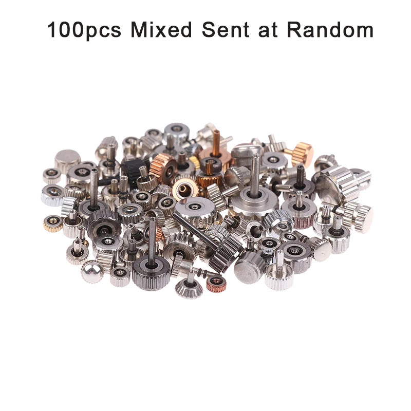 50/100Pcs Watch Accessories Disassembly Parts Disassembly Heads DIY Accessories Watch Handmade Repair Tools Zpaxo 100PCS