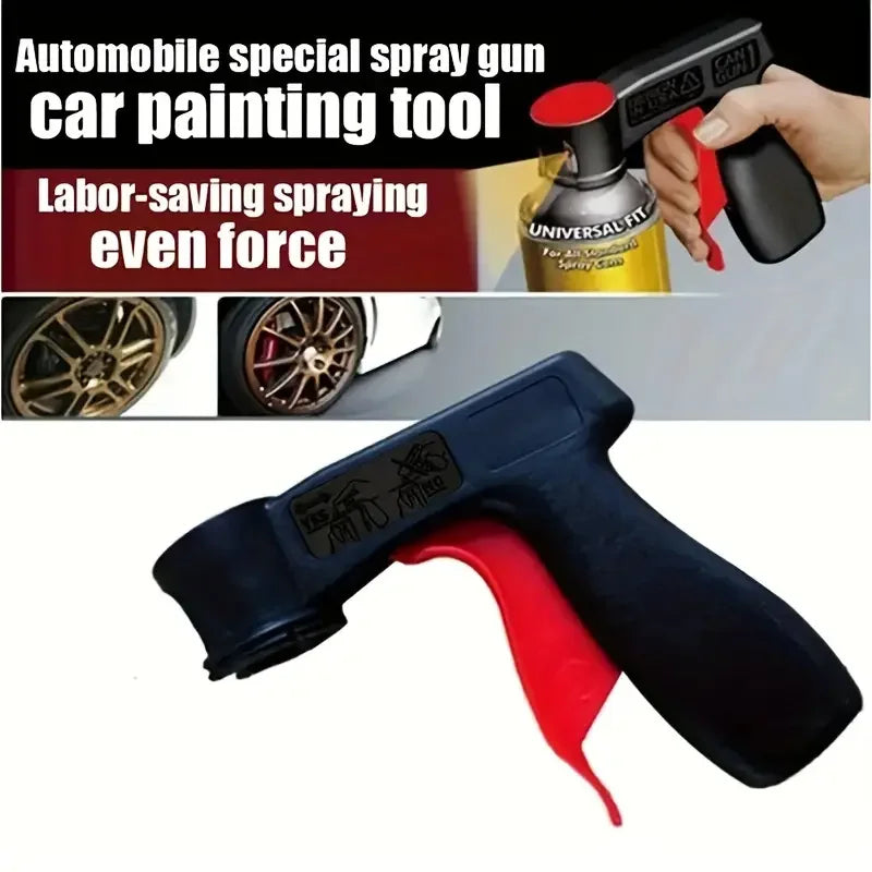 Compact PVC Paint Spray Gun - Durable, Ergonomic Handle, Unpowered for Automotive & All Vehicles Zpaxo
