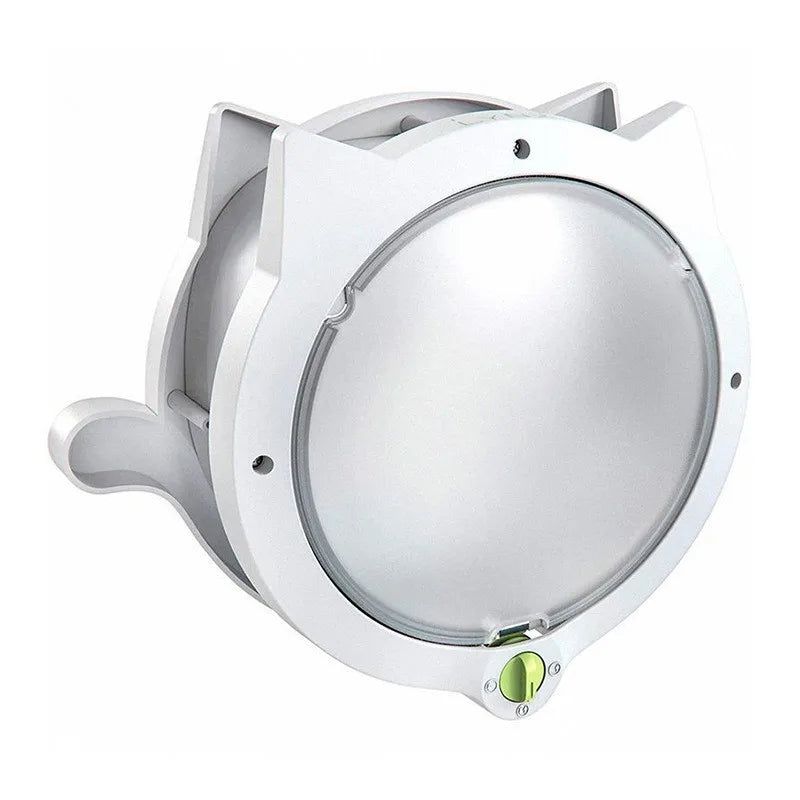 Small Round Cat Door 4-way Lock Pet Plastic Window Lockable Safe Gate