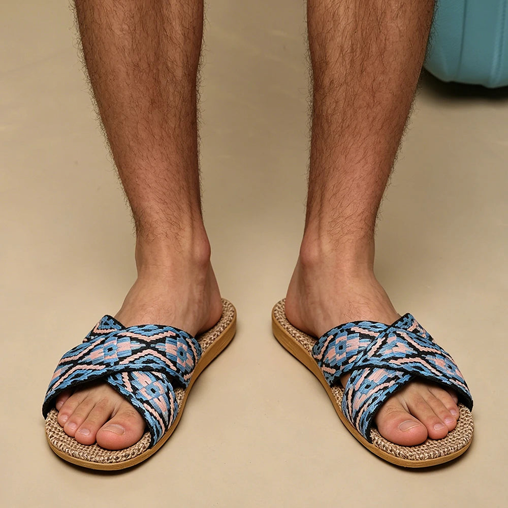 Summer Men Slippers Antislip Home Lightweight Shoes Women Indoor
