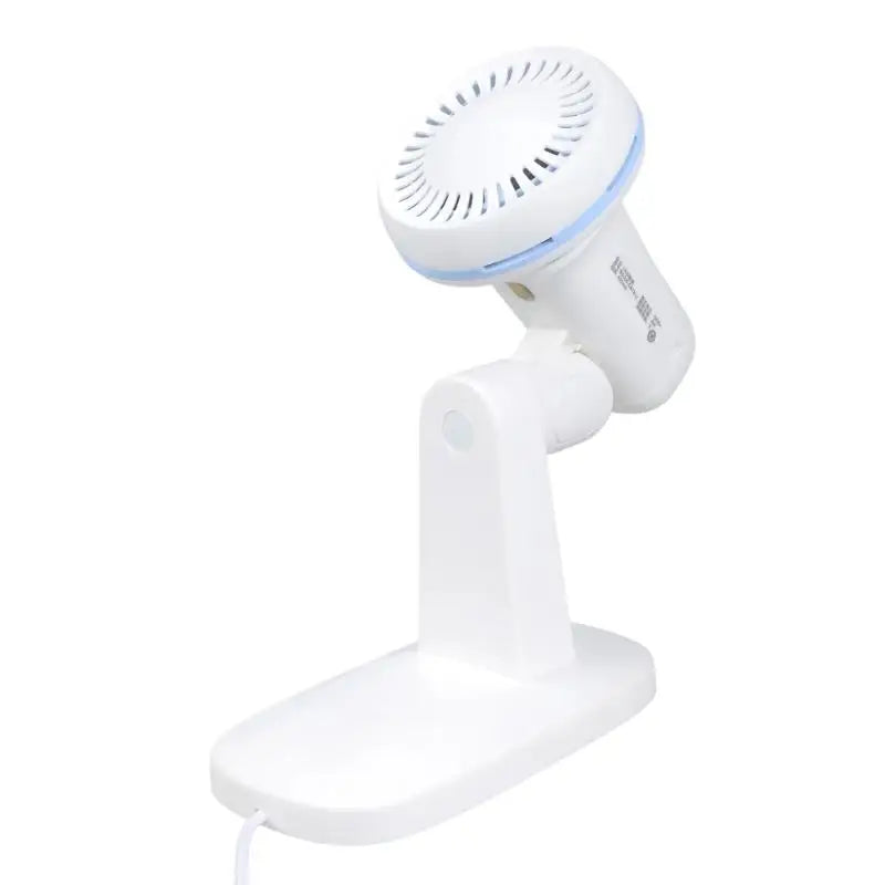 652F 5V USB Wall Mounted Fan With 39.37inch USB Cord Space Saving Design Quiet Operation For Bedroom Kitchen Bathroom Zpaxo