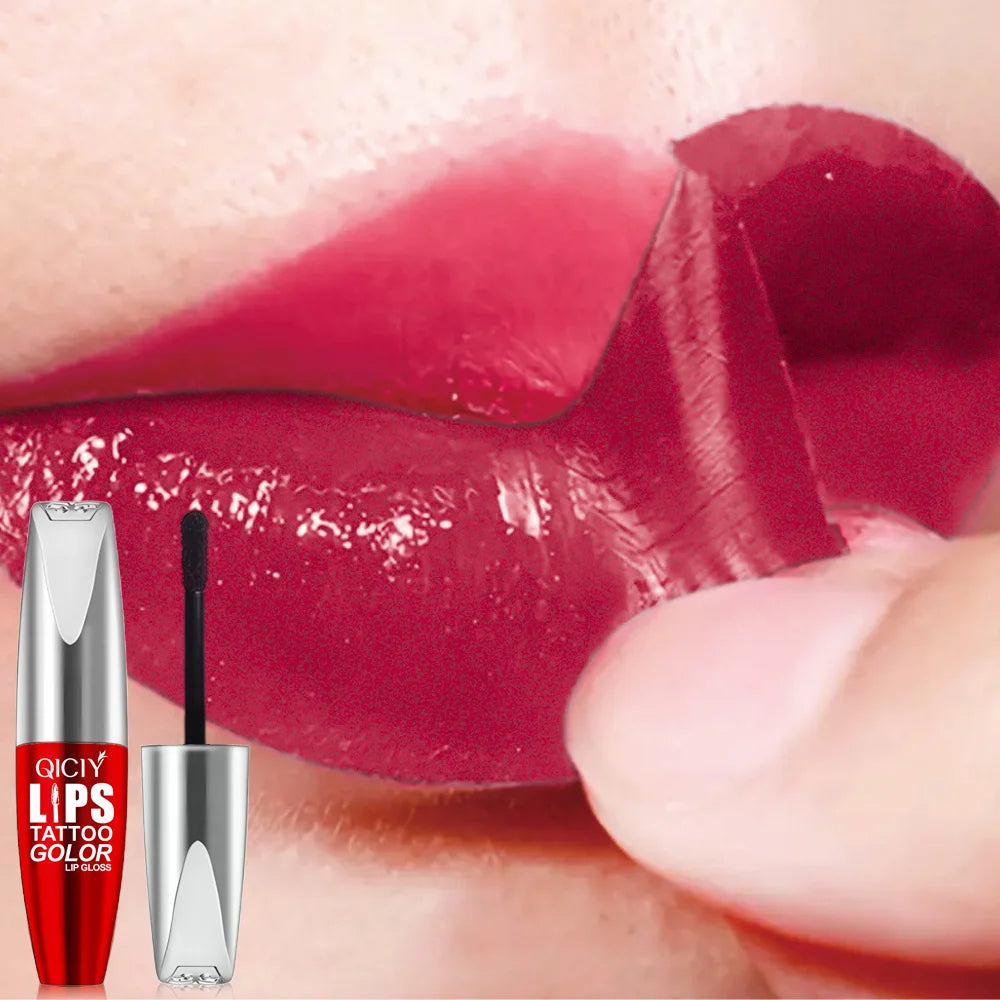 Tear lip gloss, easy to color, moisturizing and long-lasting, non-stick cup tear lip gloss Zpaxo