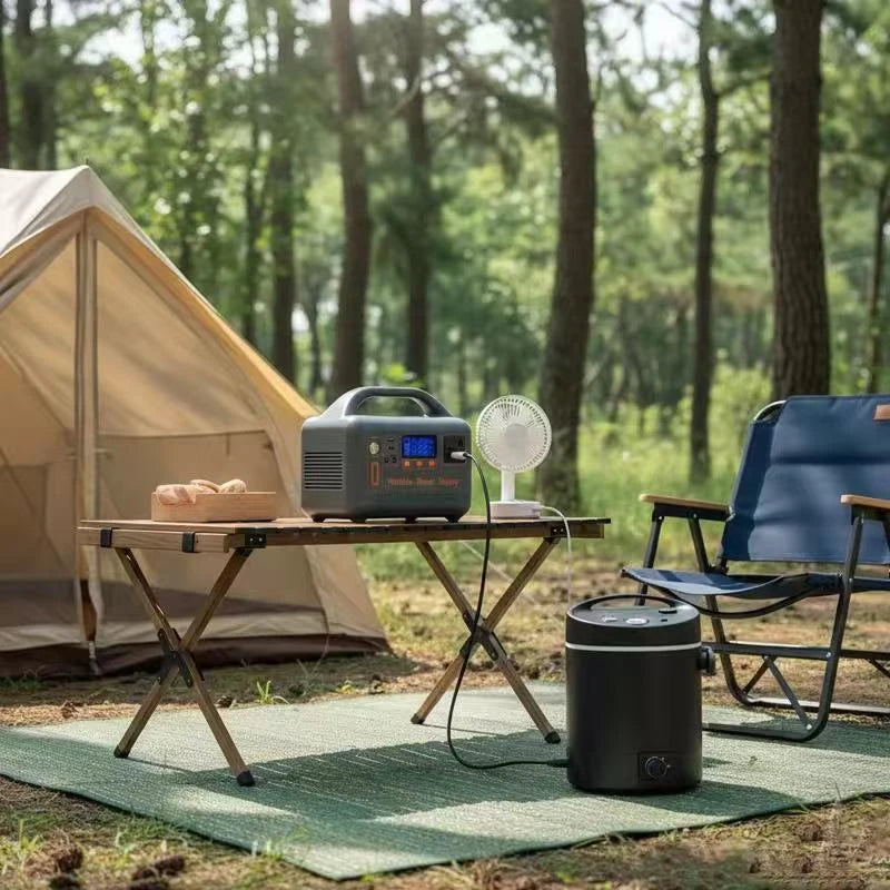 400W Portable Power Station Solar Generator 192Wh LiFePo4 Battery220V Energy Power Plant for Camping RV with Solar Panel Charger Zpaxo