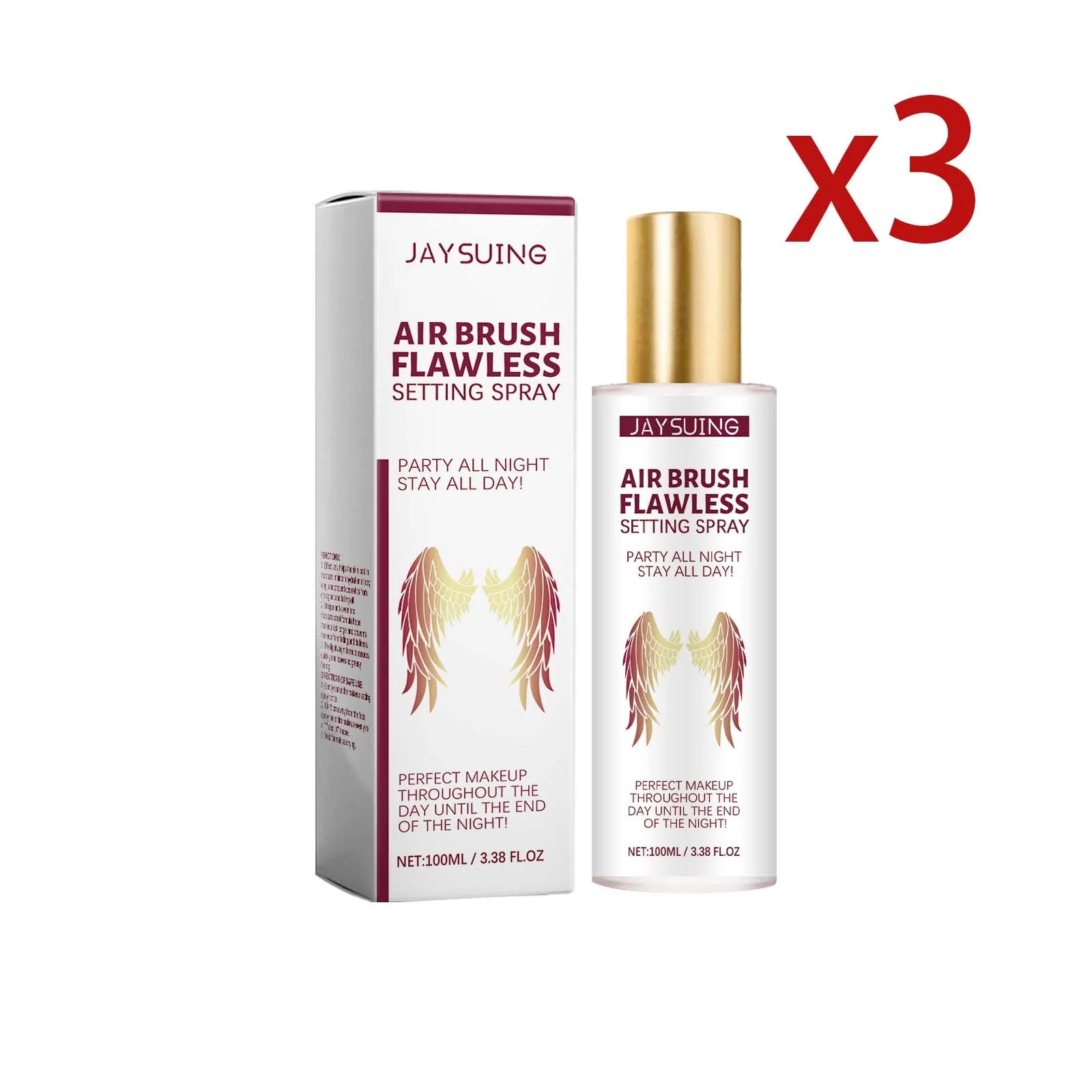 Hyaluronic Acid Makeup Setting Spray – Hydrating & Waterproof Makeup Setting Spray Zpaxo 3x100ml 100ml