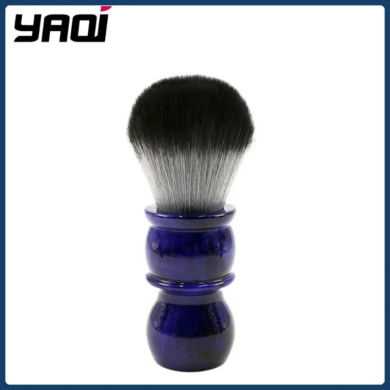 YAQI Timber Wolf Color 26MM Synthetic Hair Shaving Brush Mens Travel Portable Face Cleaning Shaving Brush Tool Zpaxo