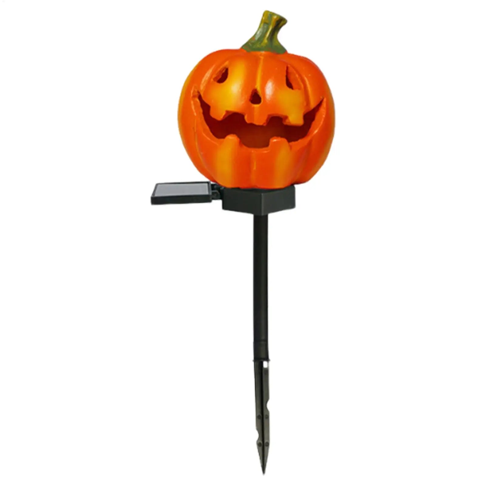 Halloween Solar Lights Cute Waterproof Resin Landscape Lamp Pumpkin