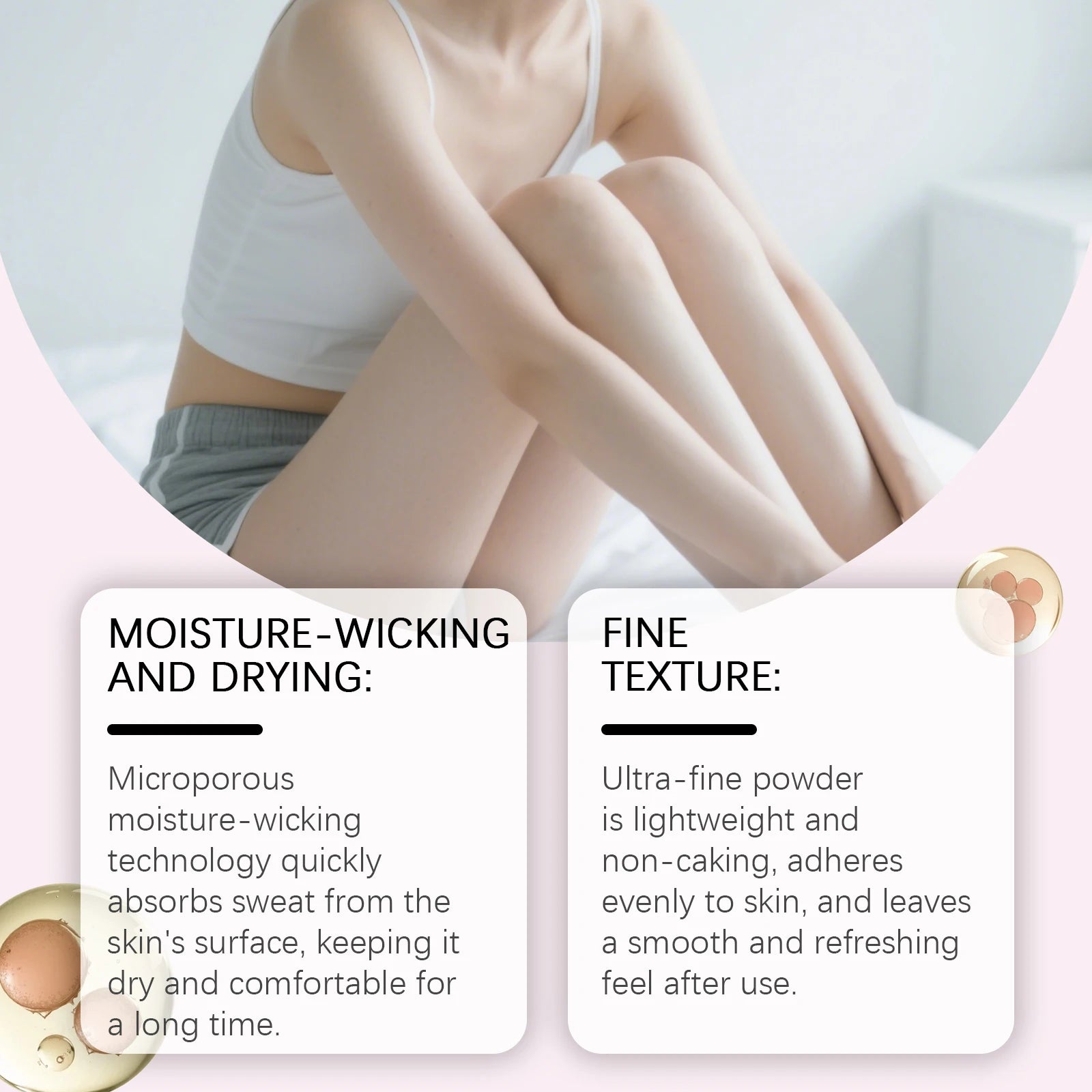 OceAura Talc-Free Body Powder – Anti-Chafe & Moisture Absorbing Body Powder Zpaxo