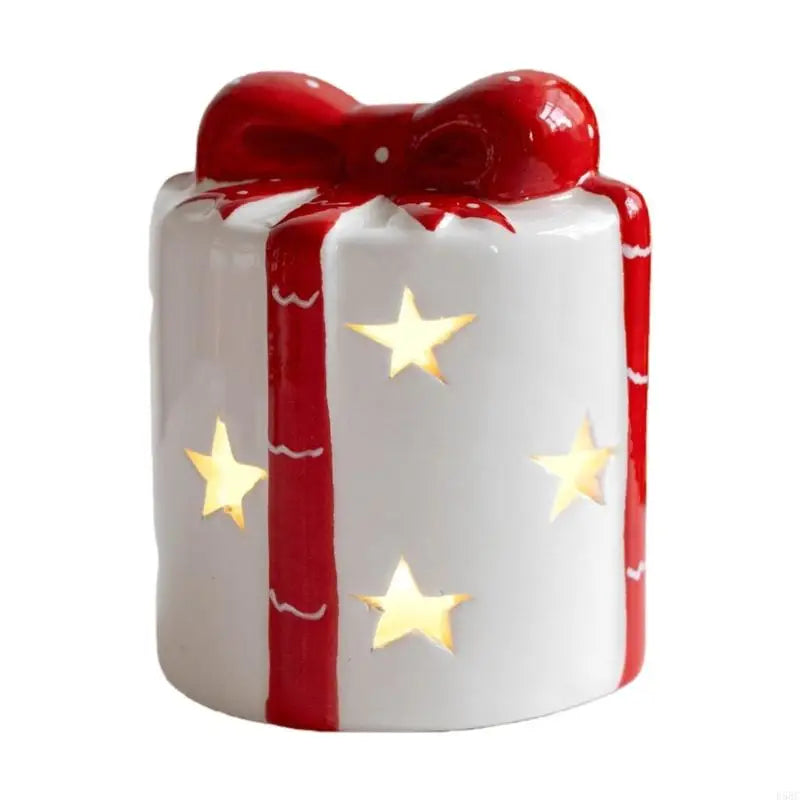 Festival Ceramic Christmas Tree Ornament Elegant Dining Table