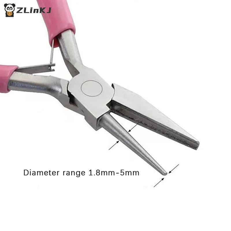 Round Concave Pliers Wire Looping Precision Jewelry DIY Making Zpaxo