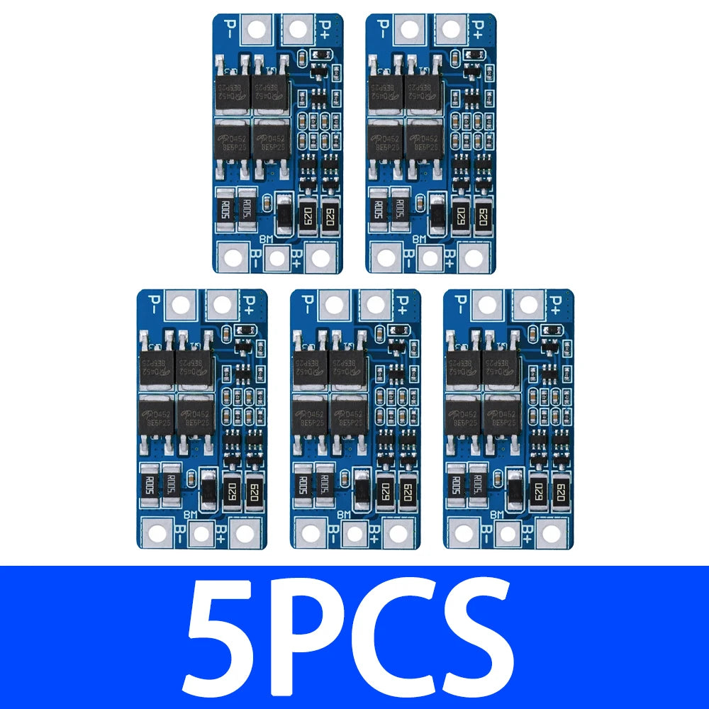 2S 10A 7.4V 18650 lithium battery protection board 8.4V balanced function/overcharged protection Good Zpaxo 5PCS 3.7V Lithium