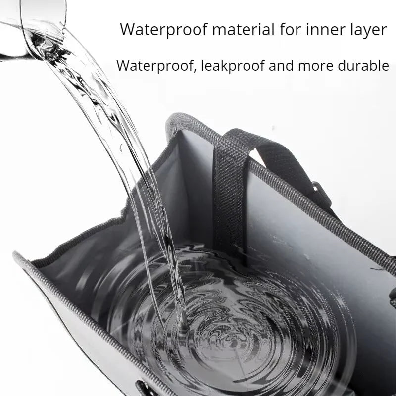 Car Trash Can Folding Portable Multifunctional Seat Back Hanging Storage Bag Waterproof Car Storage Bag Zpaxo
