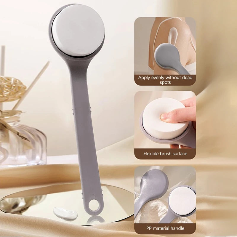Long Handle Lotion Applicator – Back & Body Sponge Brush