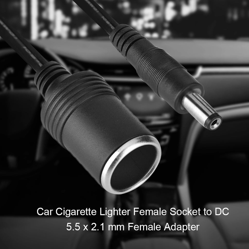 DC 5 X Female Plug Car Cigarette Lighter Socket Power Supply Cable