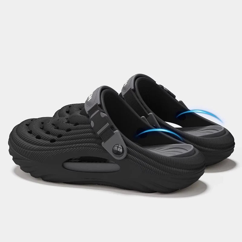 Men's Slippers Outdoor EVA Couple Non-slip Beach Sandals Thick Soft
