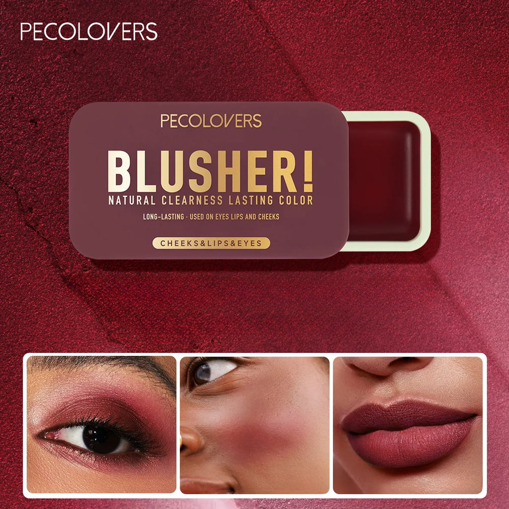 Push-pull Blush Face Coloring Blush Cosmetics Waterproof Blush Cream Long-lasting Waterproof Makeup Cheek Natural Blush Makeup Zpaxo