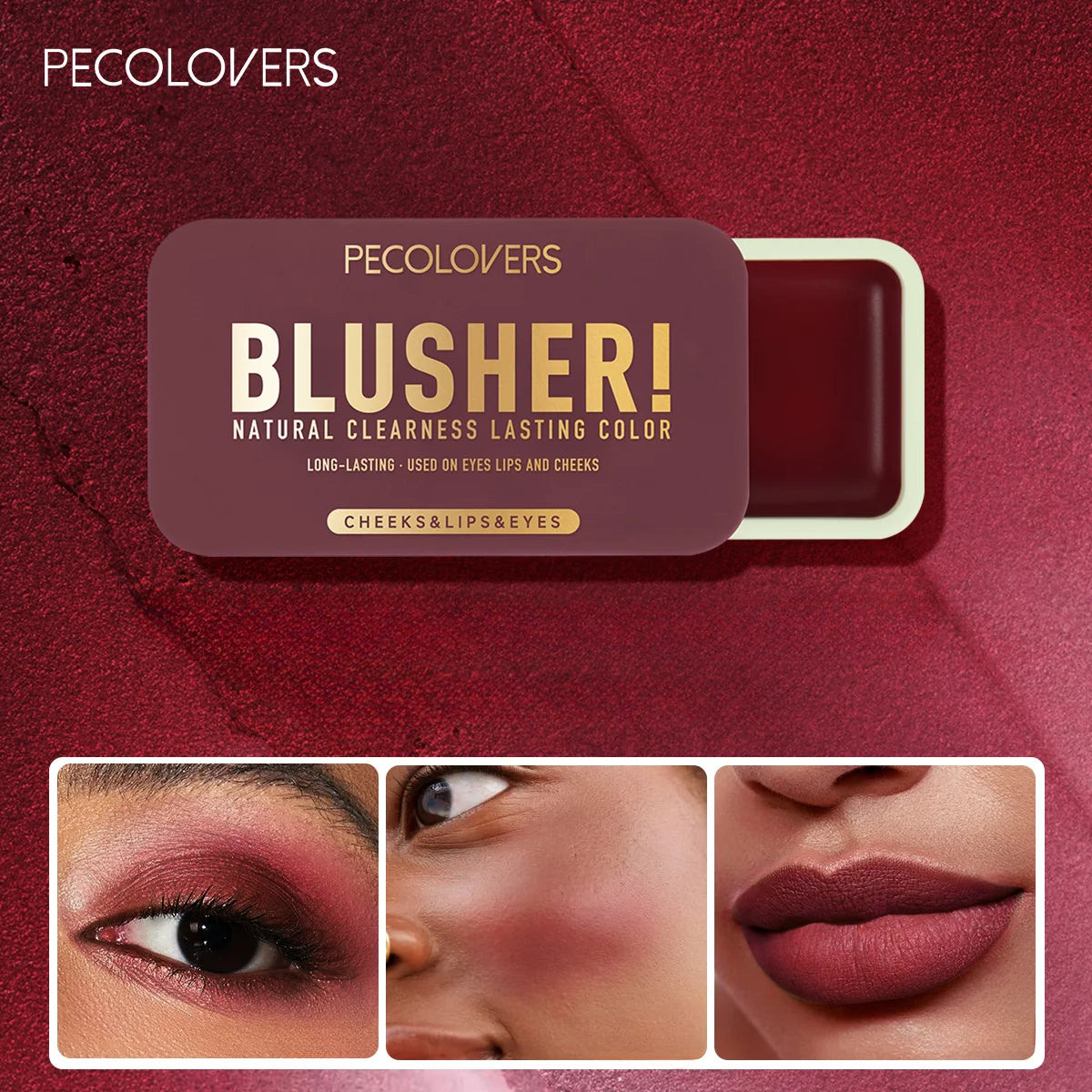 Push-pull Blush Face Coloring Blush Cosmetics Waterproof Blush Cream Long-lasting Waterproof Makeup Cheek Natural Blush Makeup Zpaxo
