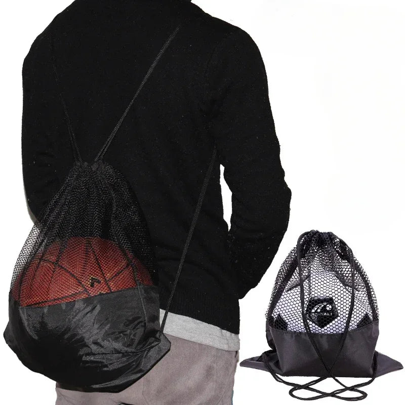 Sports Ball Mesh Backpack – Basketball Football Volleyball Bag Sports Mesh Bag Zpaxo