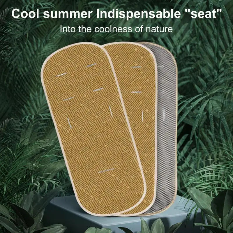 Baby Stroller Liner Baby Car Seat Cooling Cushion Rattan Seat Pad Infant Child Cart Mat Kids Carriage Pram Stroller Accessories Zpaxo