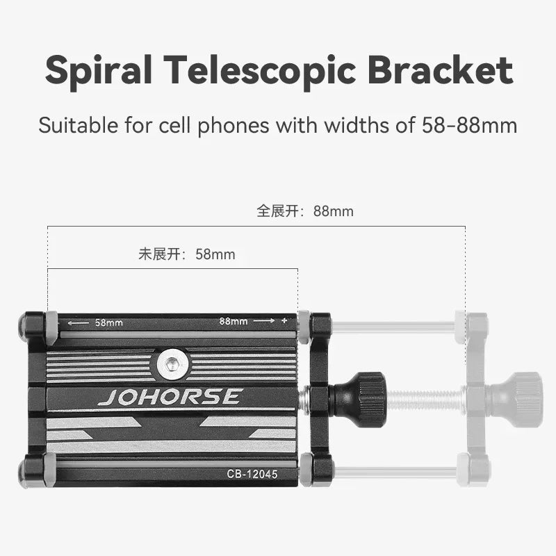 Aluminum Alloy Bicycle Phone Holder Motorcycle Electric Smartphone