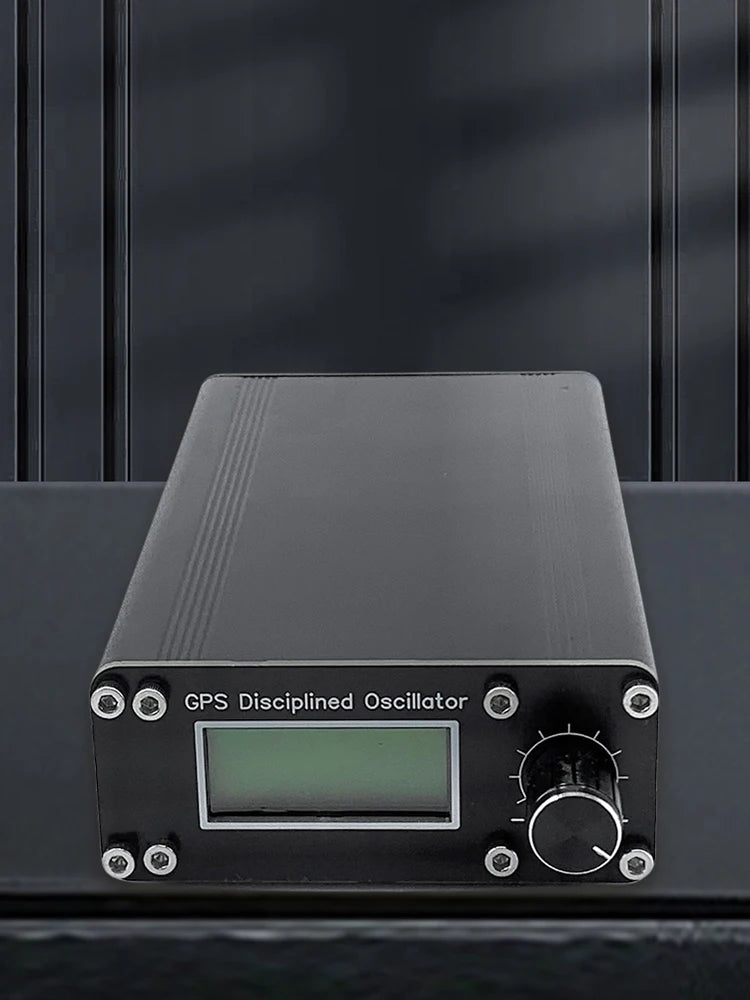 GNSS GPS Disciplined Clock 10MHz GPSDO GNSS Disciplined Color Display 1PPS GPS Clock for Audio Decoders Square Wave Output Zpaxo