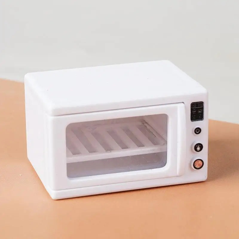 ▶1/12 Dollhouse Simulation Miniature Kitchen Appliances Model Dollhouse Air Fryer Beverage Machine Oven Rice Cooker Ornaments Zpaxo A2