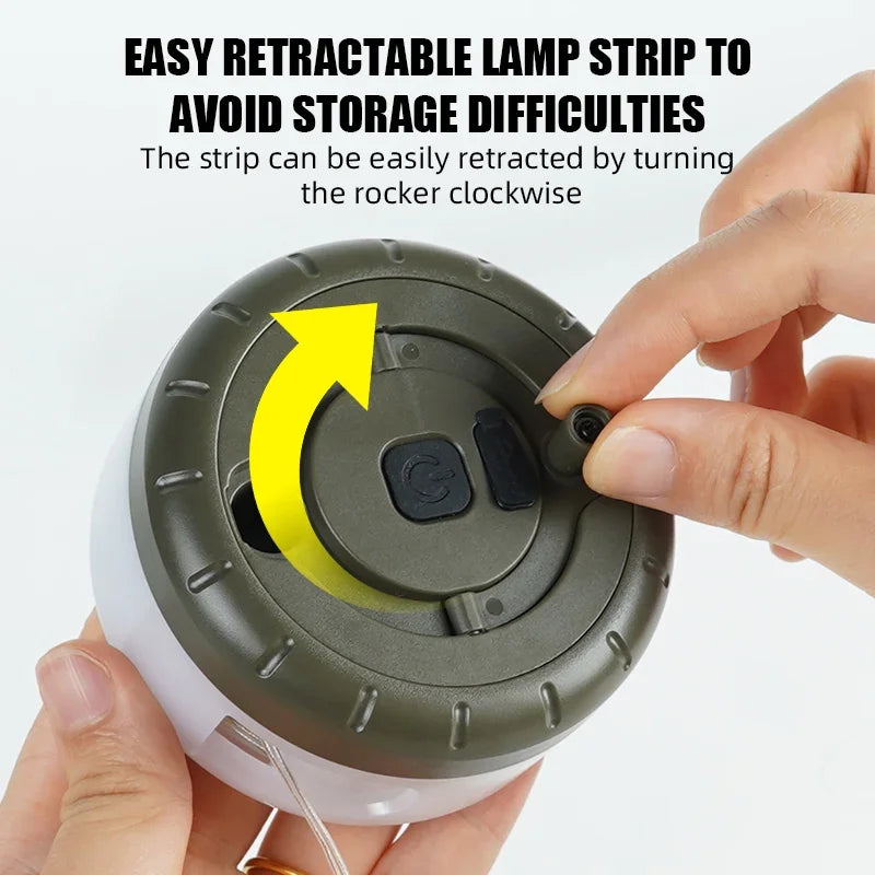 ESMARTER 8m Rechargeable LED String Lights – Camping & Decor