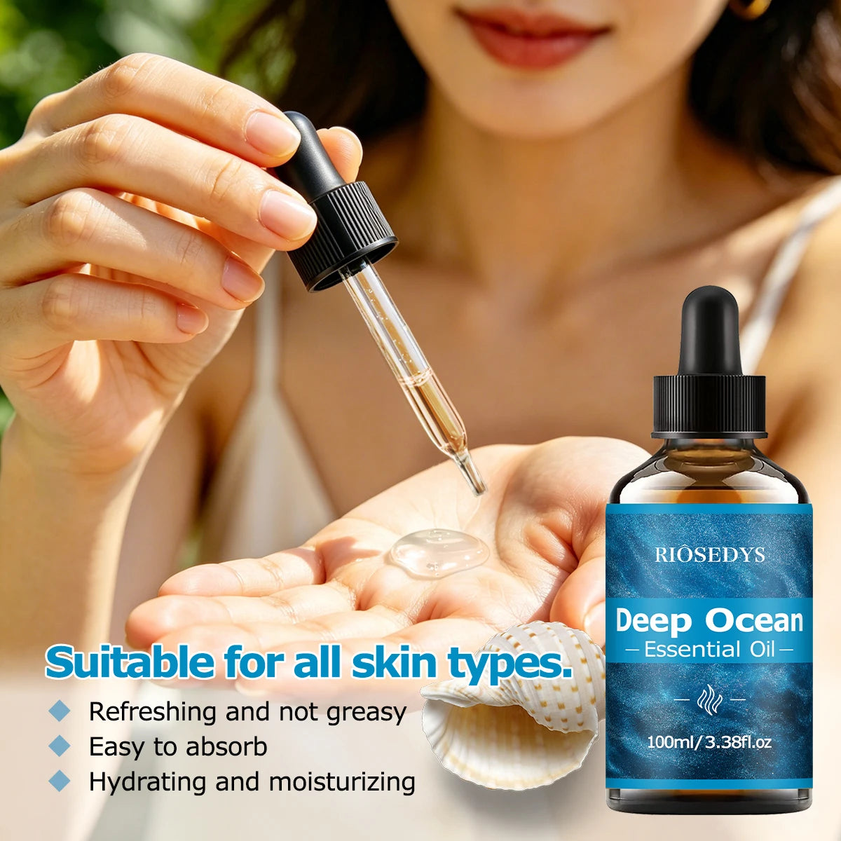 DEEP OCEAM ESSENTIAL OIL Suitable Massage Skincare Deeply Nourishes Zpaxo