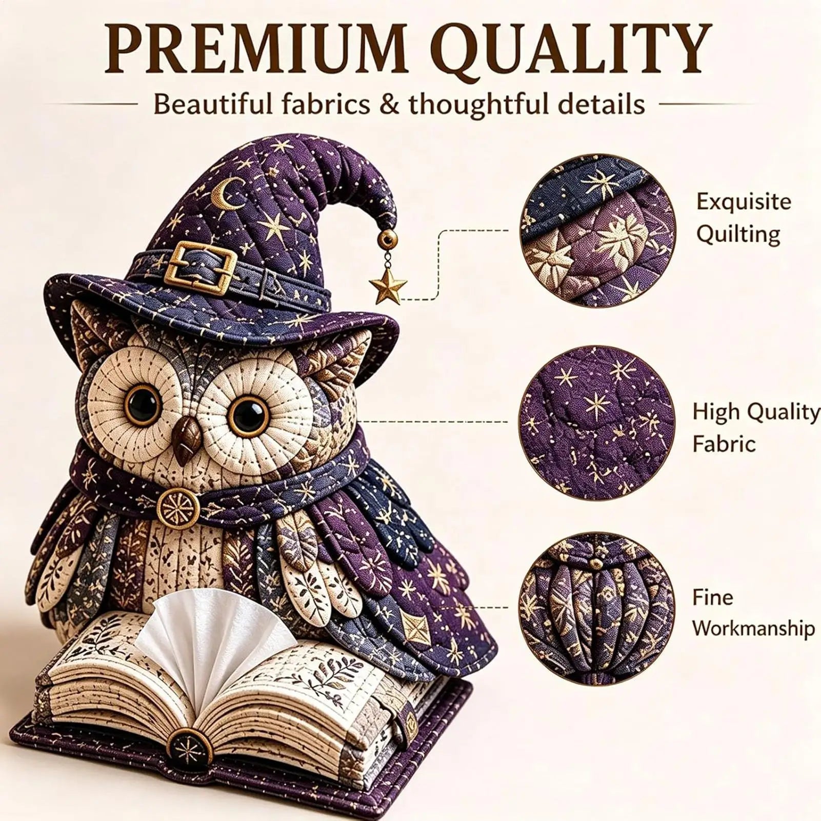 Tissue Cover Box DIY Animal Design Napkin Storage Handmade Dispenser