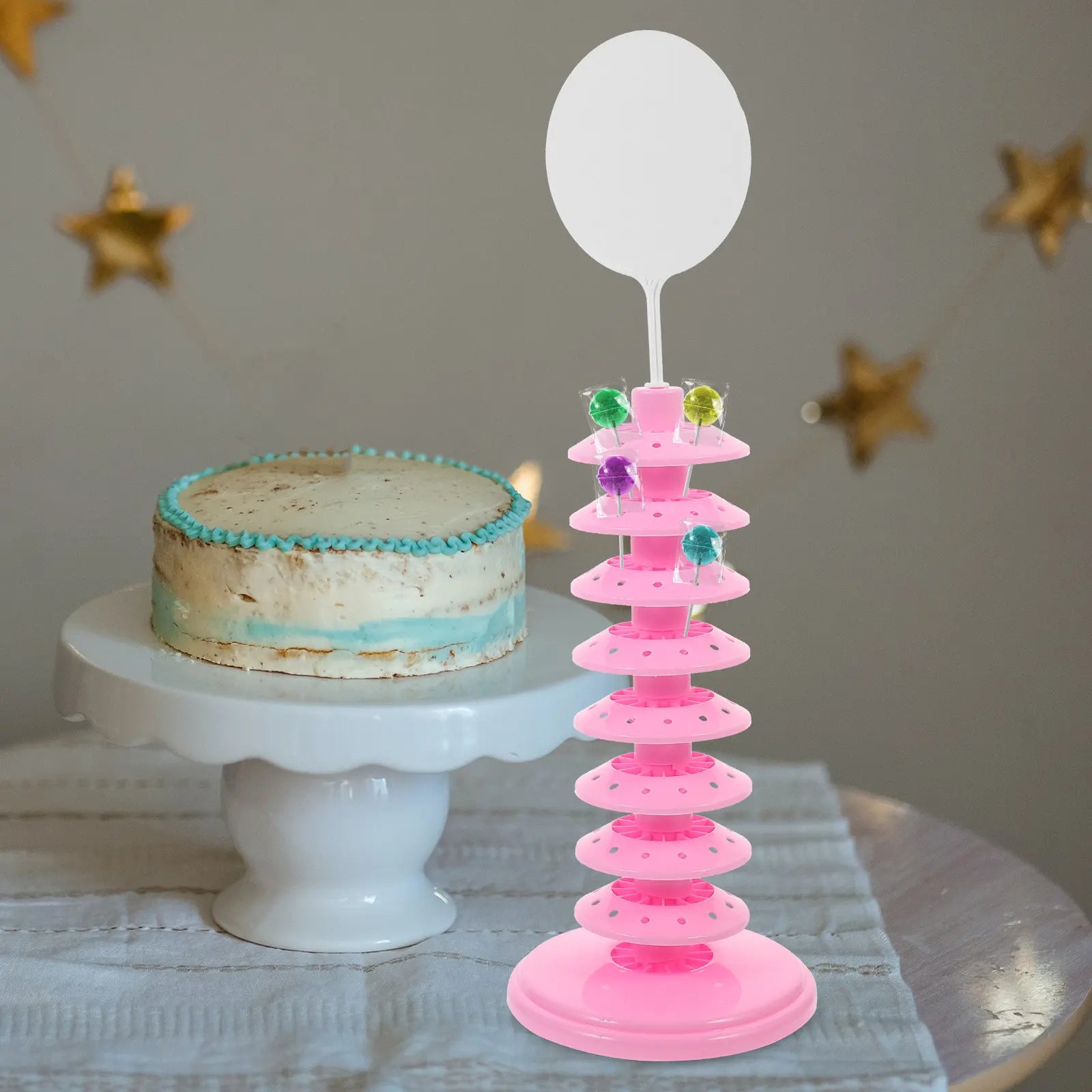 Creative Multi-tier Lollipop Display Stand Food-safe PP Material