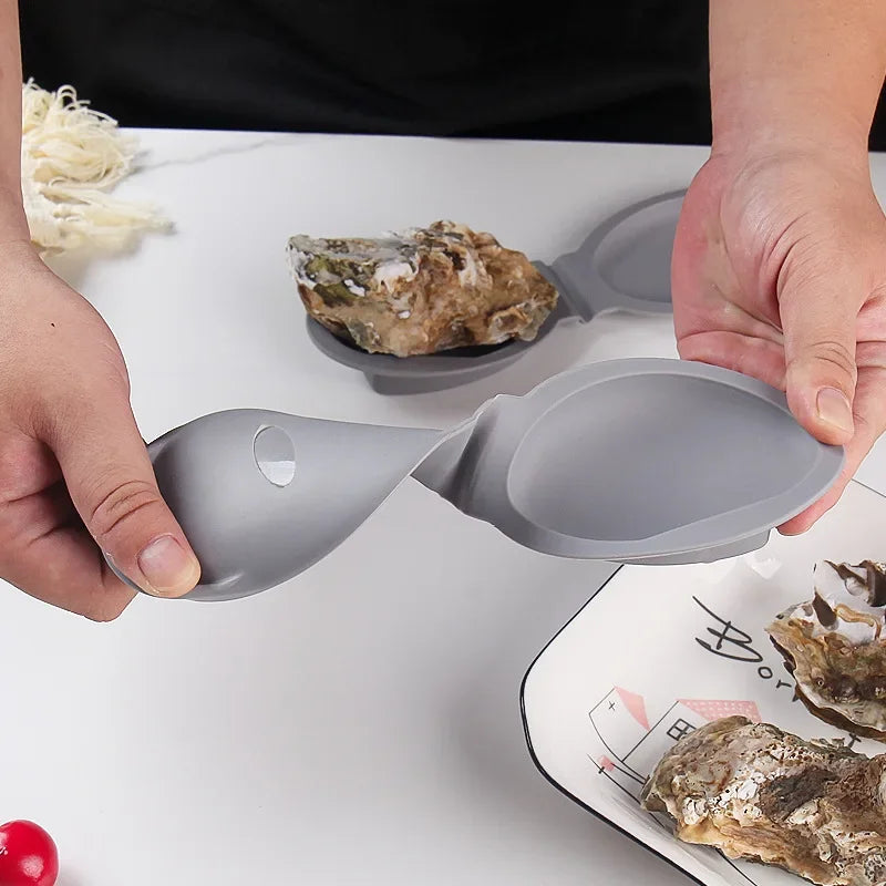 Hot Oyster Shucking Hand Clip Silicone Oyster Shucker Shellfish Opener Tool Kitchen Tool For Seafood Oyster Knives Opener Tool Zpaxo