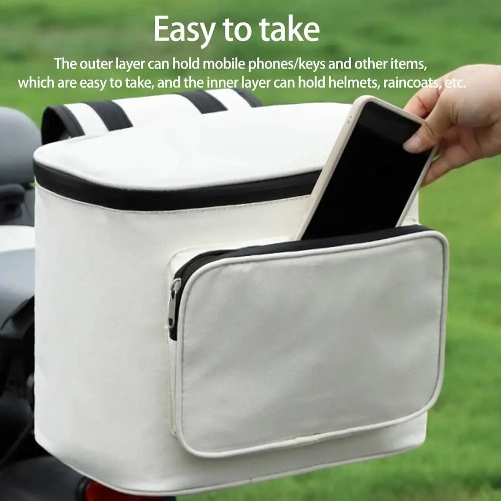 Large Capacity Electric Vehicle Hanging Bag Waterproof Practical Zpaxo