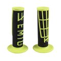 Universal 1 Pair Motorcycle Accessories Gel Brake Handle Grips Handle Motocross Hand Bar Handlebar Grip Motorcycle Handlebar Zpaxo black-yellow