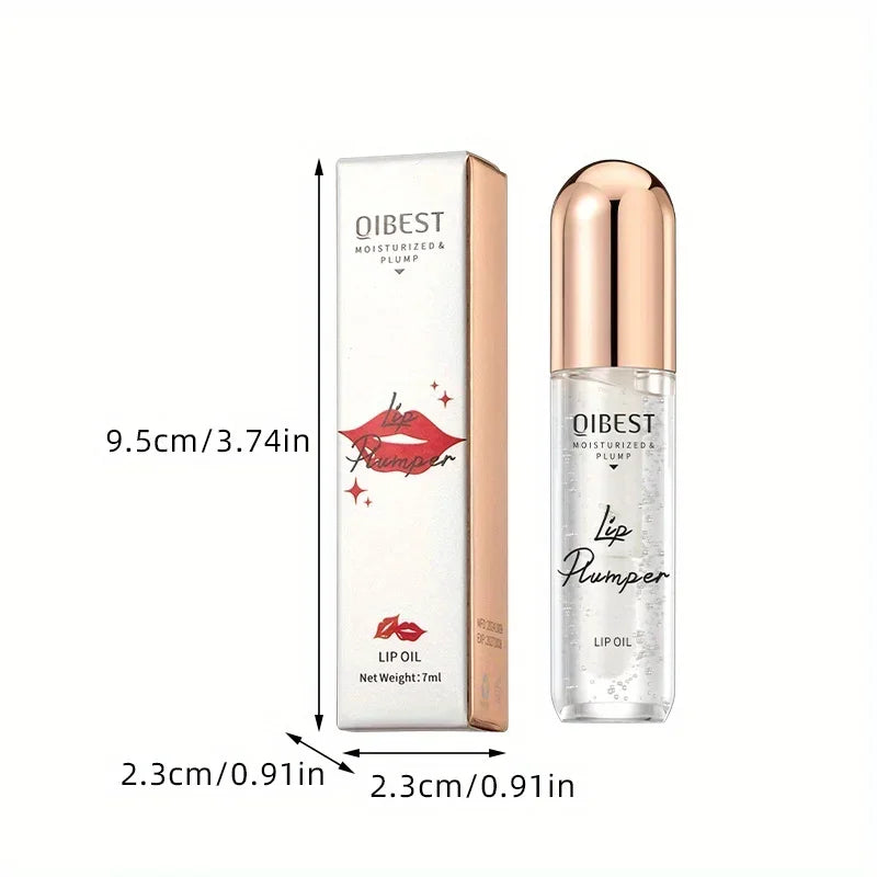 Natural Lip Plumper and Lip Care Serum, Lip Enhancer for Fuller, Lip Mask, Beautiful Fuller, Hydrating & Reduce Fine Lines 7ML Zpaxo
