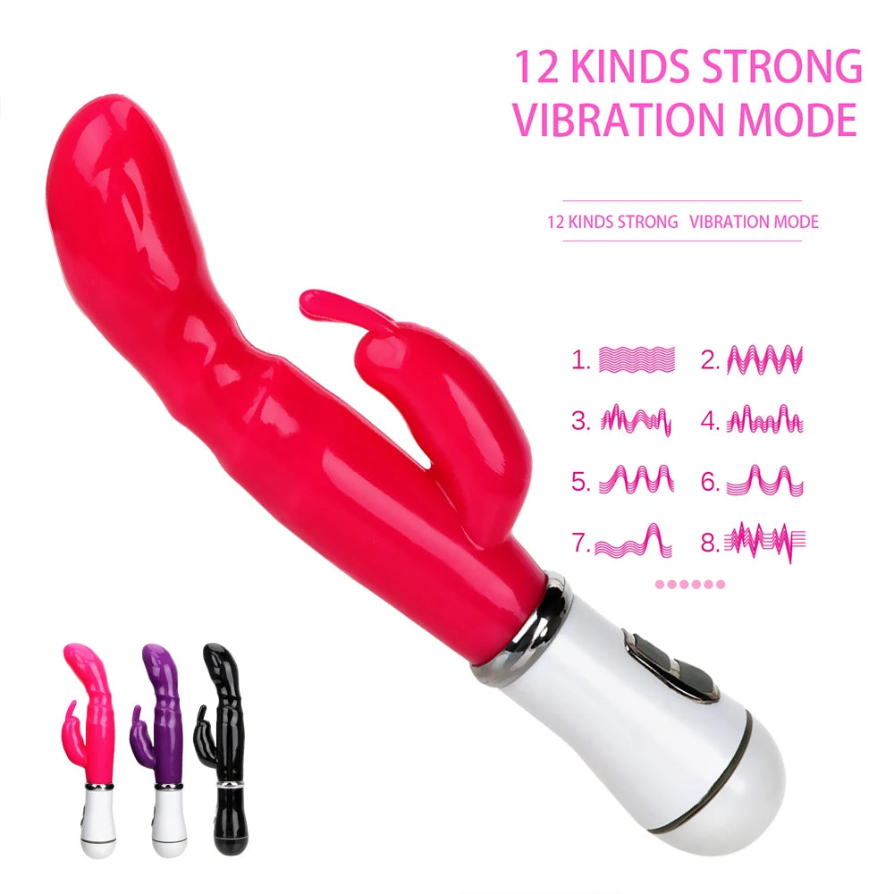 Rabbit Vibrator Female Masturbator G-spot Massager Clitoris