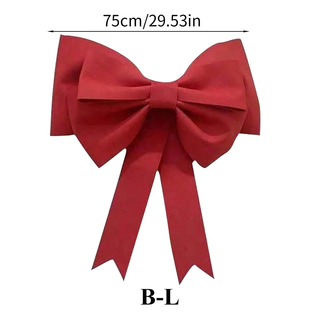 Big Bow Pink Red for or Wedding Arch Bridal Shower Party Birthday Christmas Decoration Door Home Decor Bow Knot Zpaxo Red 75cm as picture show