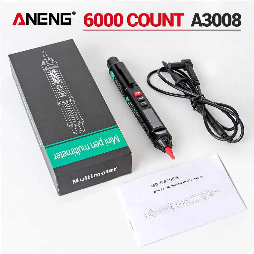 ANENG A3008 Non Contact Voltage Detection Precision Auto Off Current