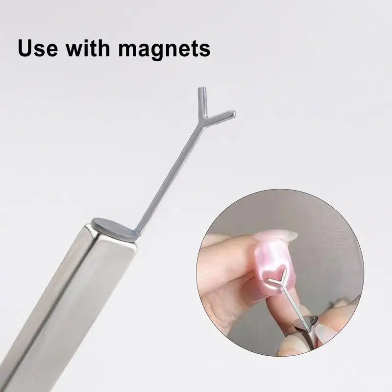 Heart-Shaped Cat Eye Nail Magnet Stick | Nail Art Tool Nail Art Magnet Zpaxo