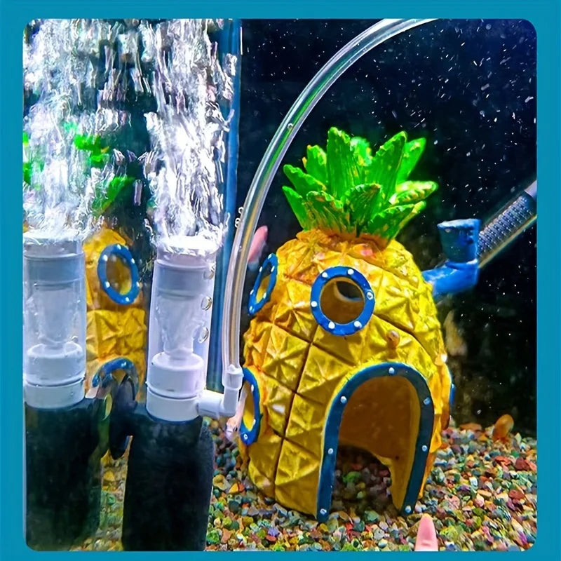 Mini Aquarium Air Pump Filter Internal Multi-layer Purifier Fish Tank