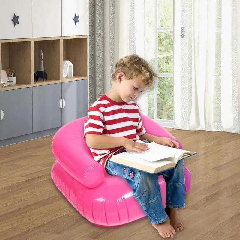 Pool Floats Waterproof Inflatable Booster Seat For Kids 220 Pounds Capacity Comfortable Seating Portable Air Lounger Ergonomic Zpaxo